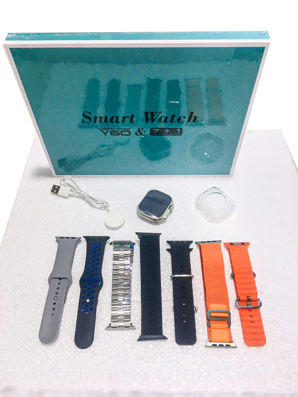 Y60 Smart Watch With 7 Extra Strap